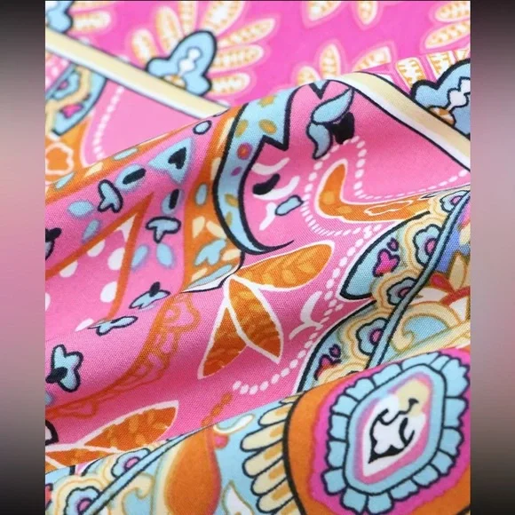 Boho Floral Print Blouse. NWT - Picture 4 of 6